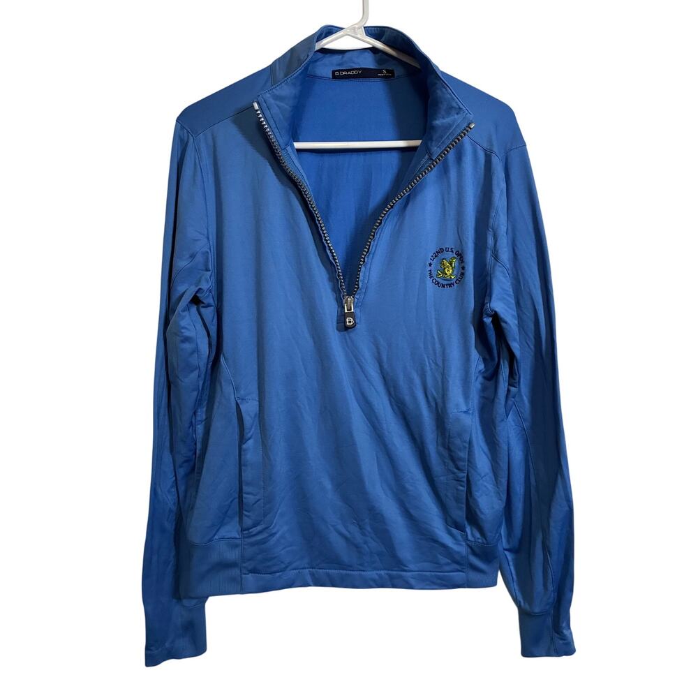 B Draddy 122nd US Open The Country Club Golf Pullover Blue Mens Small 2022